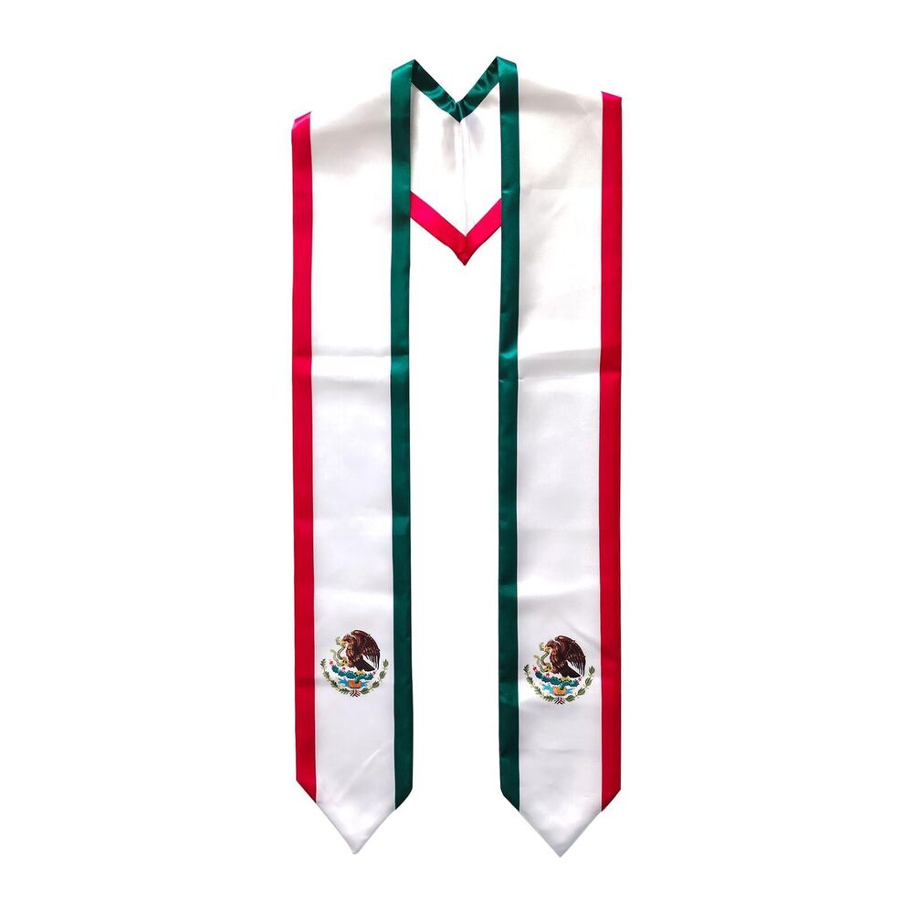 4341 National Flag Graduation Stole Class of 2025 Satin Sash Perfect